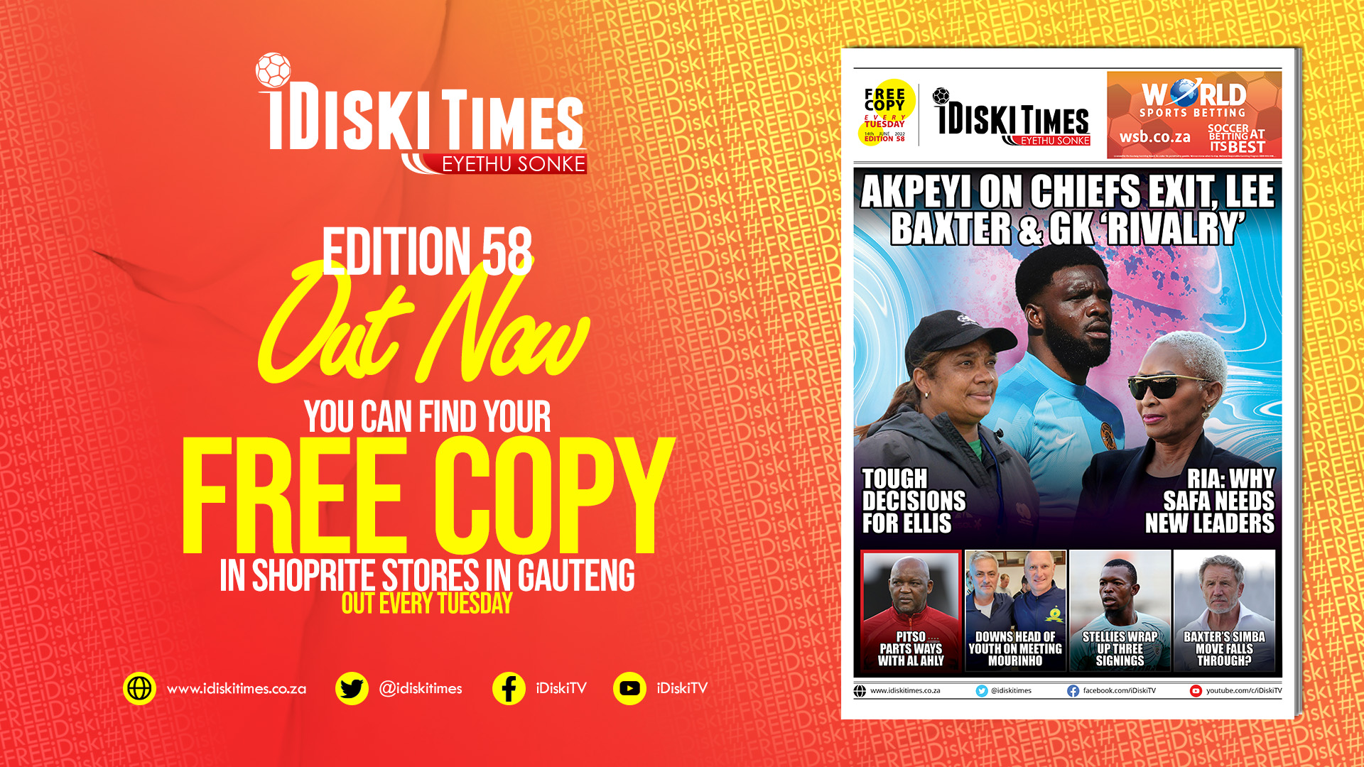 iDiski Times Edition 58 Is Out Now & FREE At Shoprite