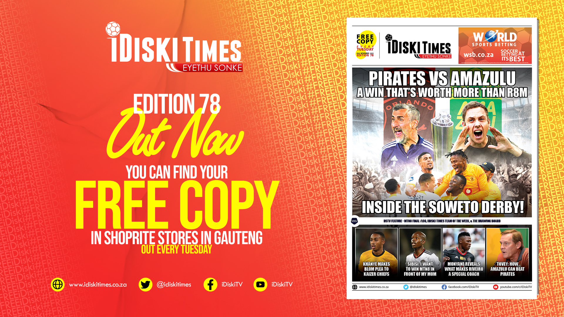 Edition 78 – Sibisi, Monyane & Tovey