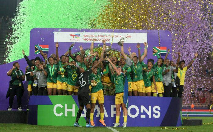 Football - 2022 Womens Africa Cup of Nations - Final - Morocco v South Africa - Prince Moulay Abdellah Stadium - Rabat - Morocco