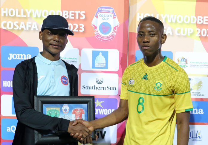 Football - 2023 Hollywood Bets COSAFA Cup - South Africa v Namibia - King Zwelithini Stadium - Umlazi