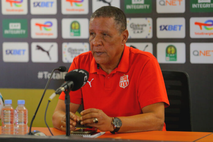 Football - CAF Champions League 2024/25 - CR Belouizdad - Press Conference - Felix Houphouet Boigny Stadium - Abidjan - Ivory Coast